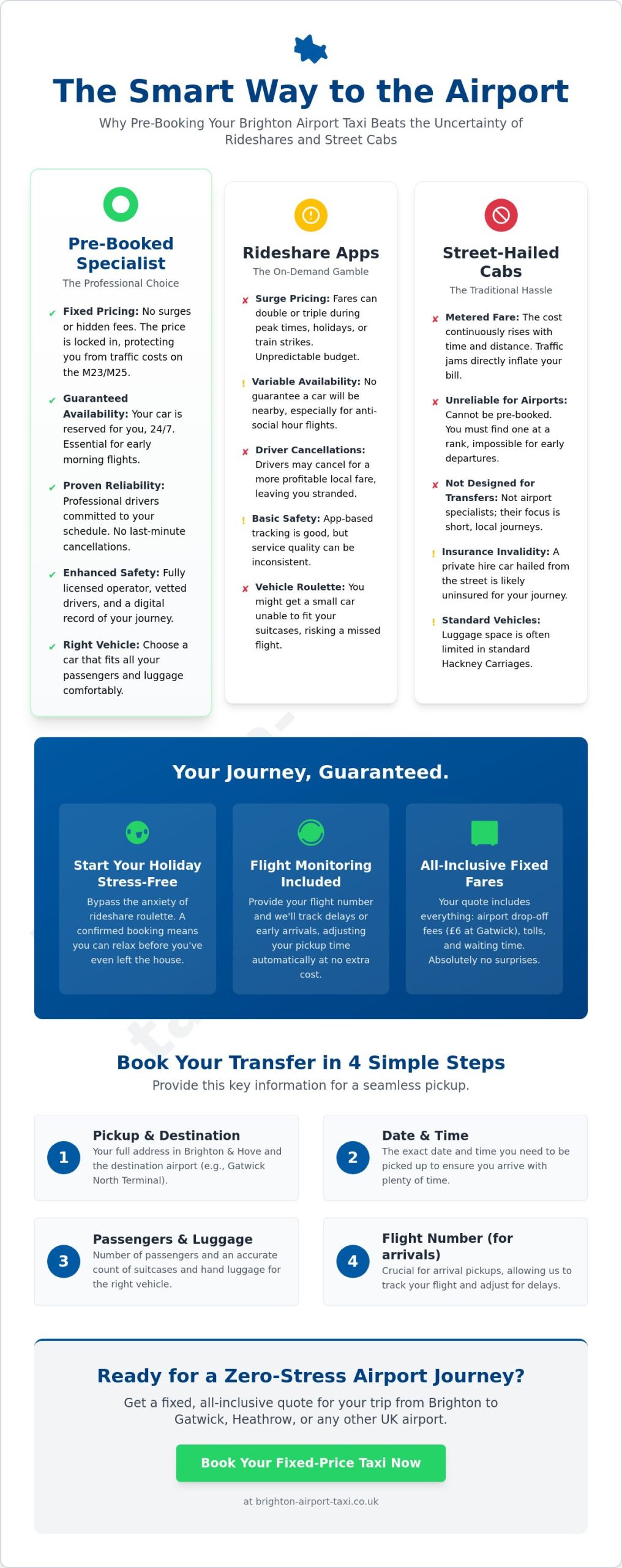 Pre-Booked Airport Taxi: The Ultimate Guide for Brighton Travellers