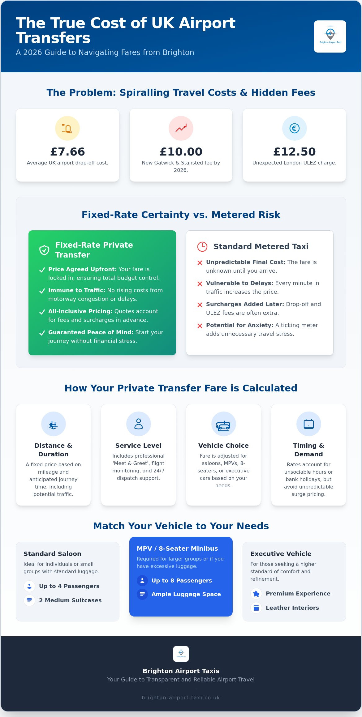 How Much is a Private Airport Transfer in Brighton? 2026 Pricing Guide