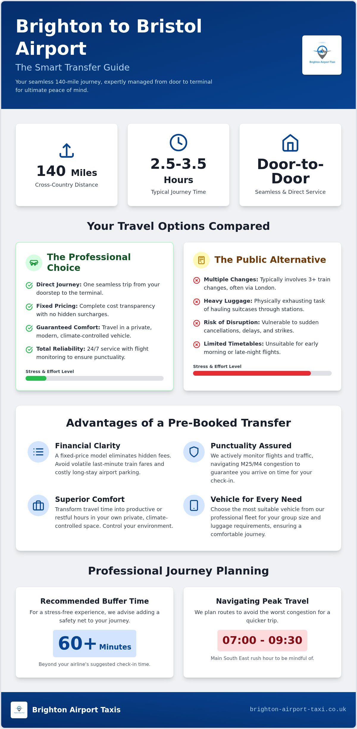 Reliable Taxi from Brighton to Bristol Airport: Your 2026 Transfer Guide